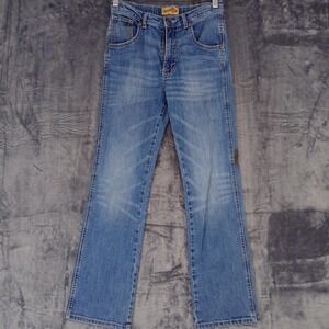 Wrangler 20X Jeans Womens 28x29 Tag 32x31 Light Wash Western Straight Leg Cowboy